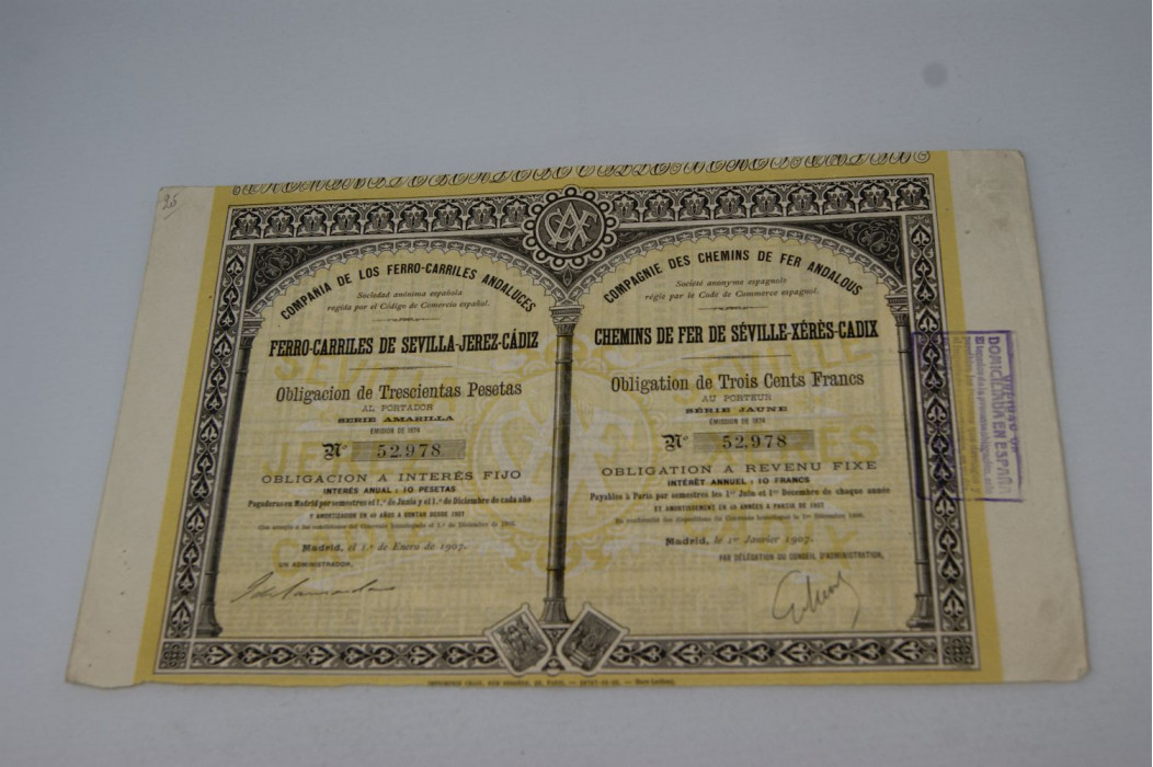 Ferro-carriles de Sevilla-Jerrez-Cádiz