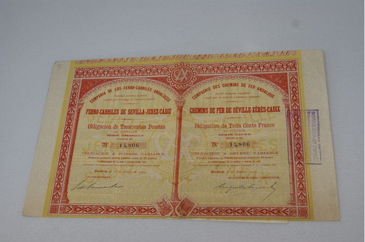 Ferro-carriles de Sevilla-Jerrez-Cádiz