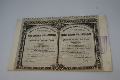 Ferro-carriles de Sevilla-Jerrez-Cádiz