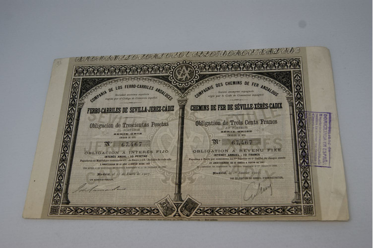 Ferro-carriles de Sevilla-Jerrez-Cádiz