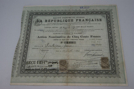 Journal La République Française