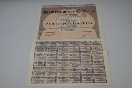 Les établissements Gensoli