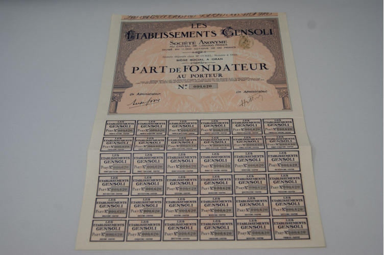 Les établissements Gensoli