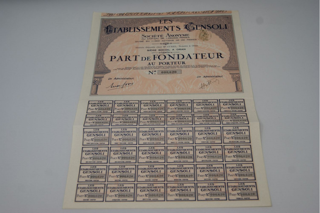 Les établissements Gensoli