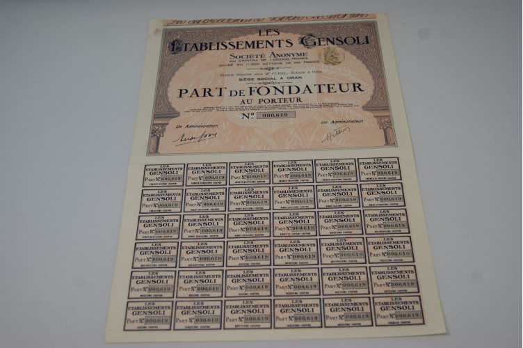 Les établissements Gensoli