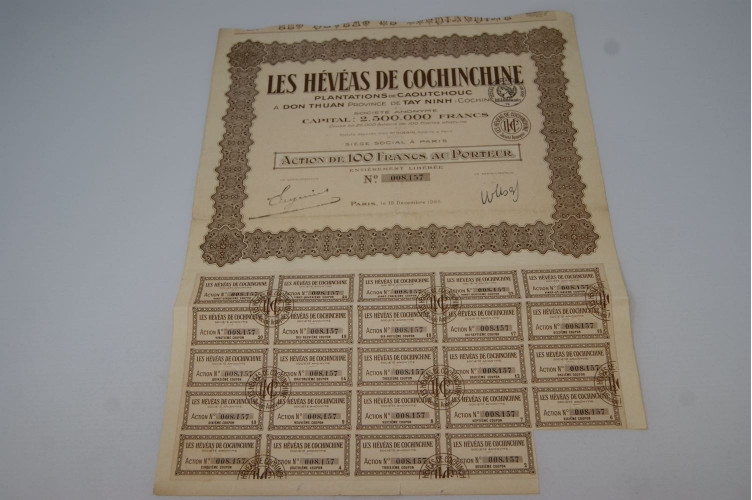Les Hévéas de Cochinchine