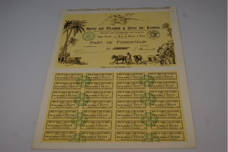 Mine de plomb et de zinc du Kohol