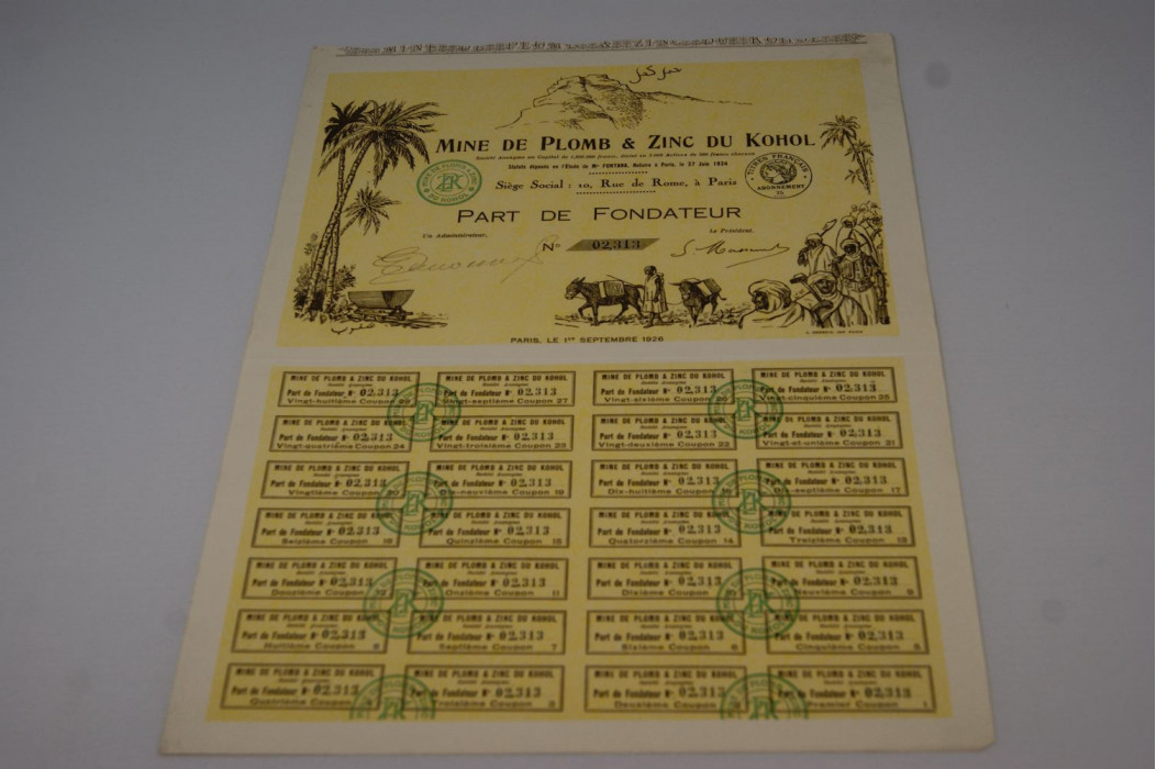 Mine de plomb et de zinc du Kohol