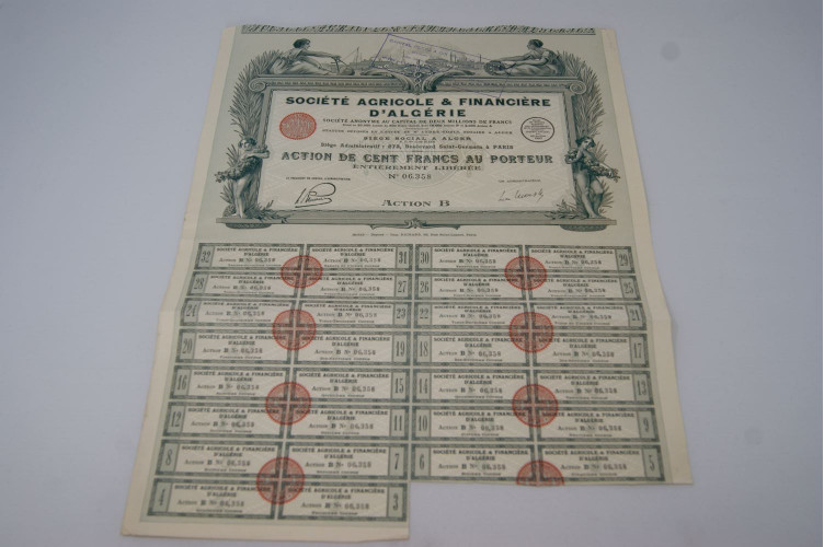 Société agricole & financière d'Algérie