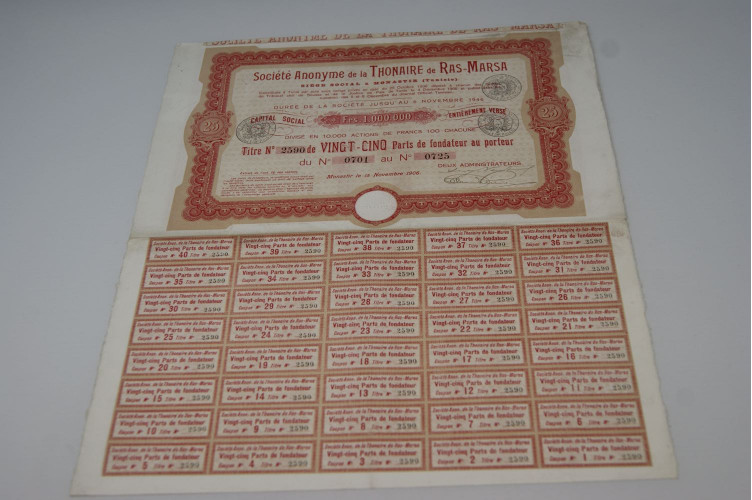 Société Anonyme de la Thonaire de...