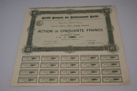 Société anonyme des établissement Kuriôs