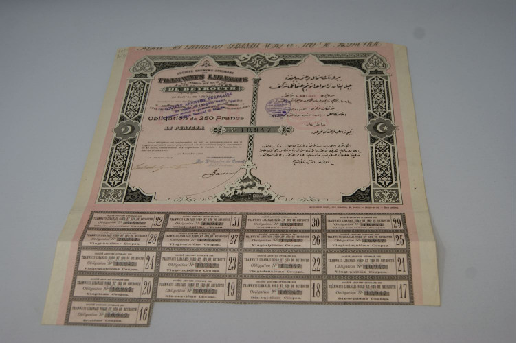 Société anonyme ottomane de tramways libanais nord et sud de Beyrouth