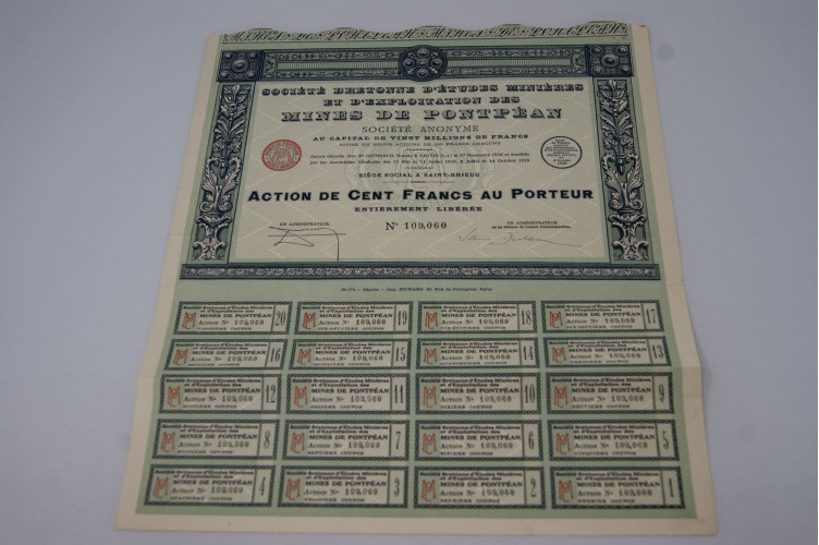 Société bretonne d'études minières et d'exploitation des Mines de Pontpéan