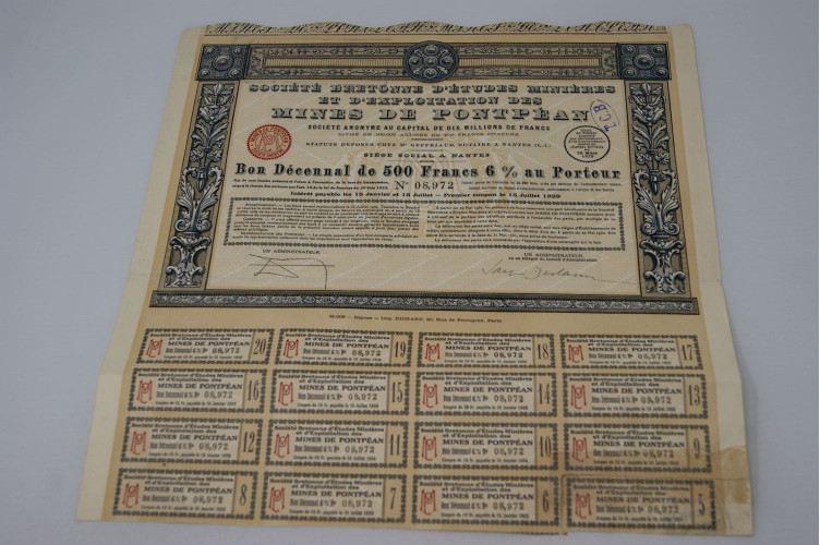 Société bretonne d'études minières et d'exploitation des Mines de Pontpéan