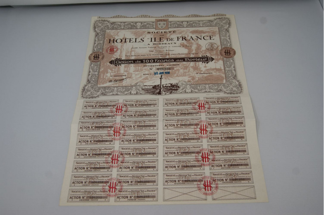 Société des hotels Ile de France