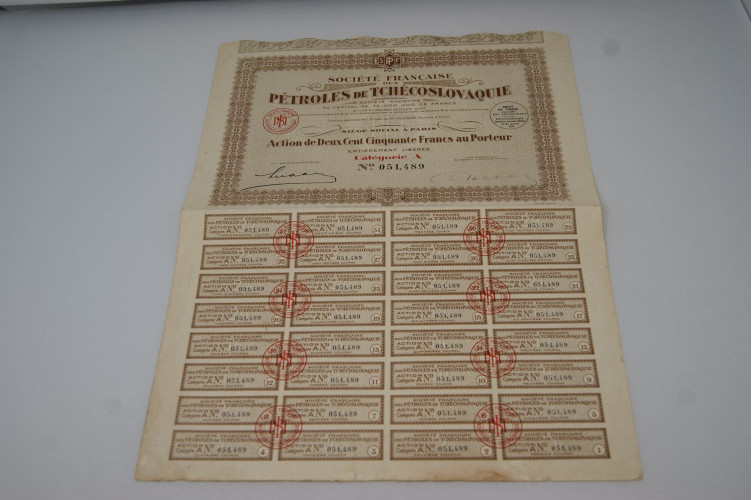 Société francaise des pétroles de tchécoslovaquie