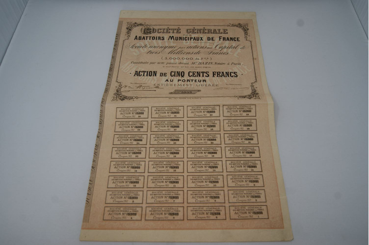 Société Générale des abattoirs municipaux de France