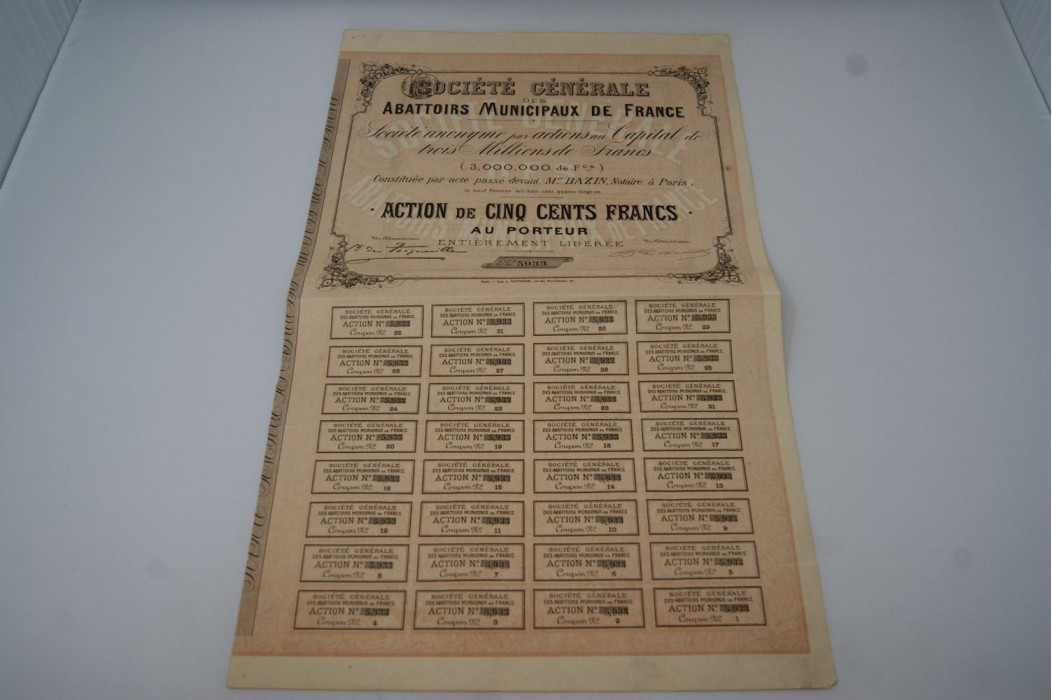 Société Générale des abattoirs municipaux de France