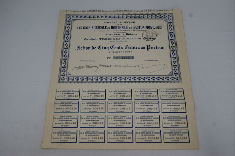 Colonie agricole et horticole de Gaston-Montjous