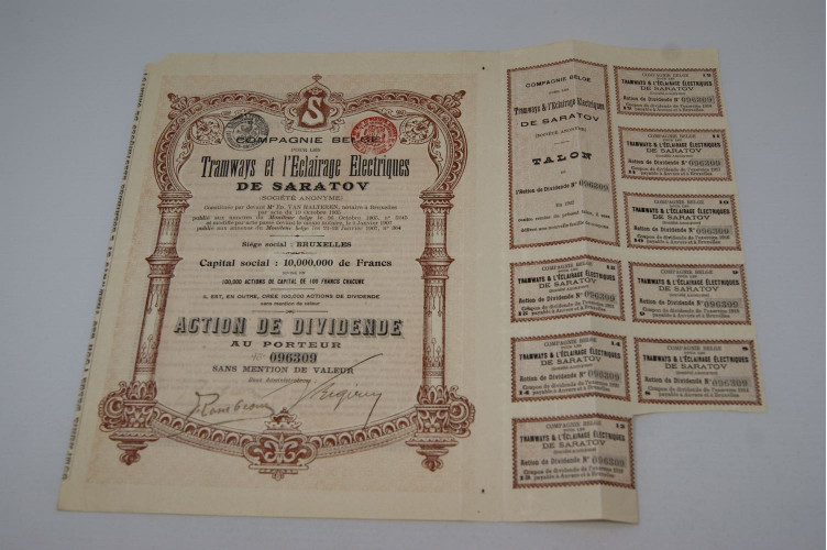 Compagnie belge pour les Tramways et l'Eclairage Electrique de Saratov