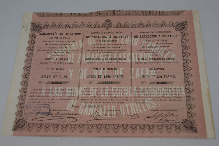Compagnie des chemins de fer de Saragosse à Escatron