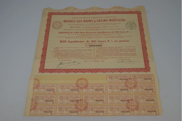 Compagnie des eaux minérales et thermales Brides-les-Bains & Salins-Moûtiers