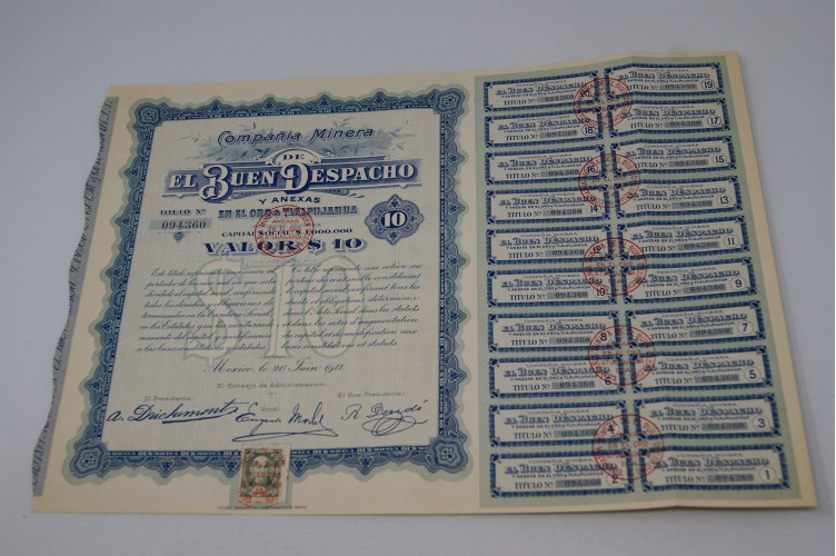 Compañia Minera de El Buen Despacho y Anexas en El Oro & Tlalpujahua