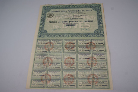 Contruction mécanique de Dives