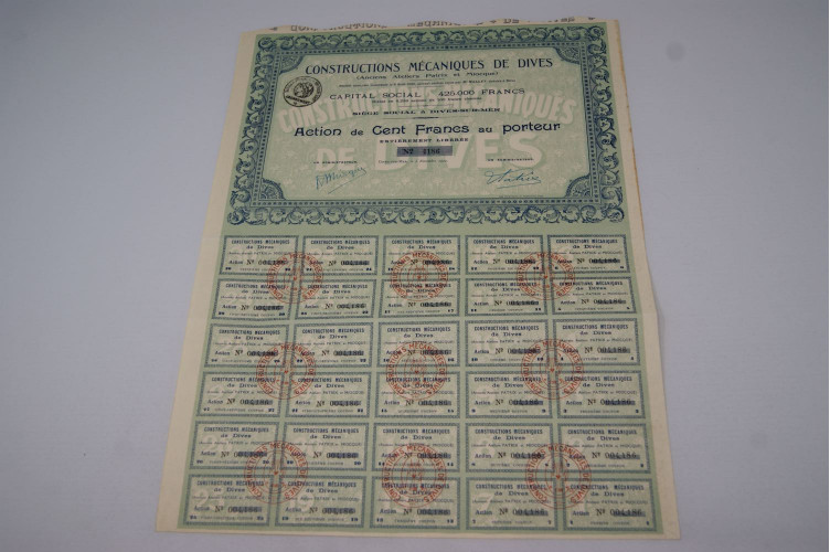 Contruction mécanique de Dives