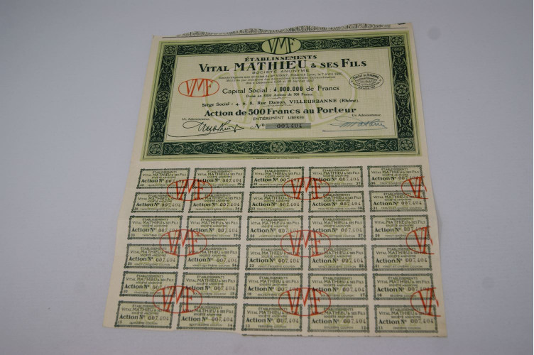 Etablissements Vital Mathieu et ses fils