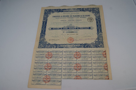 Fonderies et ateliers de plaisance et du Rhône