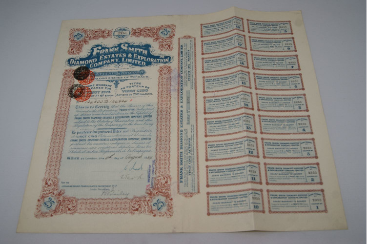 Frank Smith Diamond Estates & Exploration Company Limited