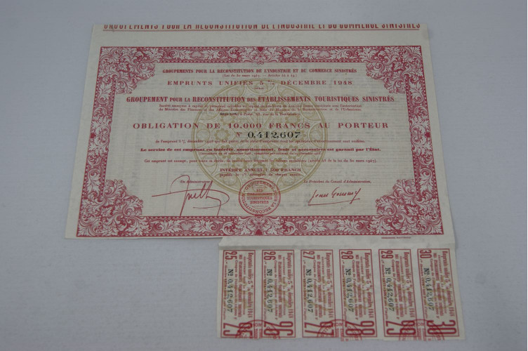 Groupement pour la reconstitution des établissements touristiques sinistrés