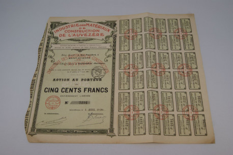 Industrie des matériaux de construction de l'Auvezère