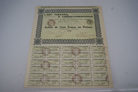 L'Art théatral & cinématographique