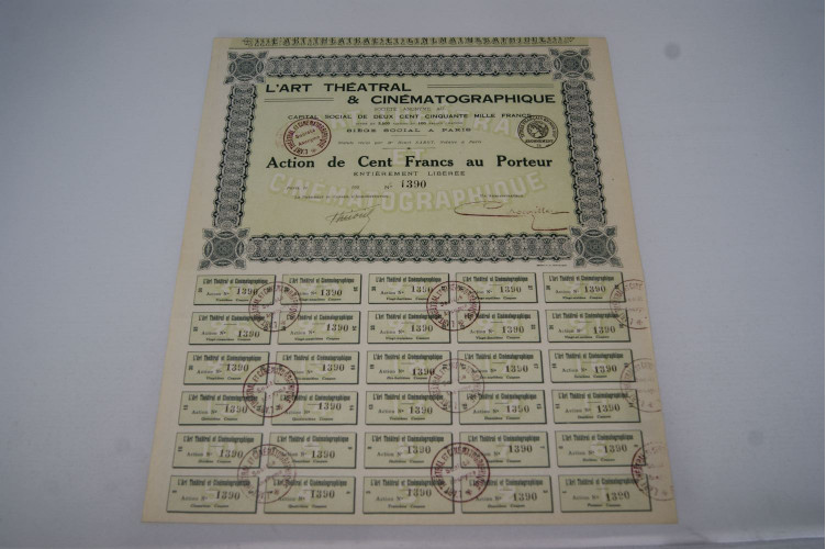 L'Art théatral & cinématographique