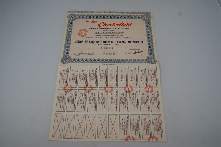 Les bas Chesterfield