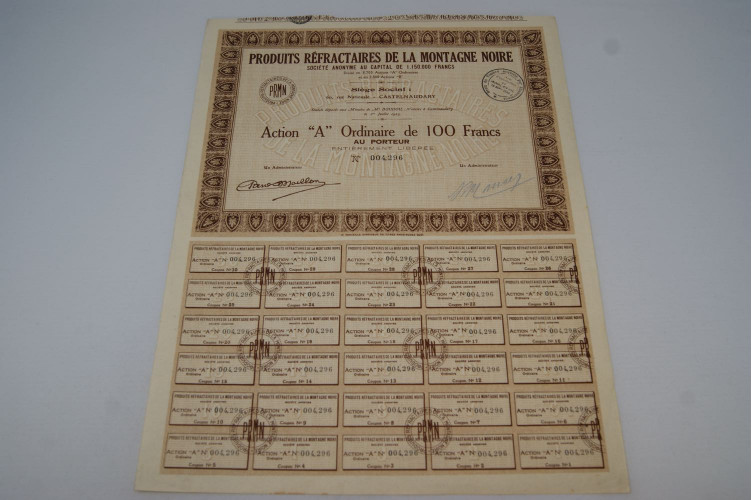 Produits réfractaires de la montagne noire