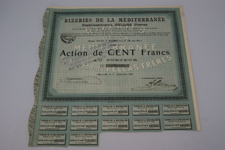 Rizeries de la Méditérrannée Etablissements Pellas Frères