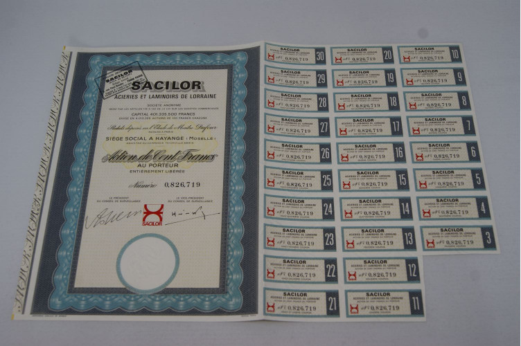 Sacilor acieries et laminoirs de Lorraine