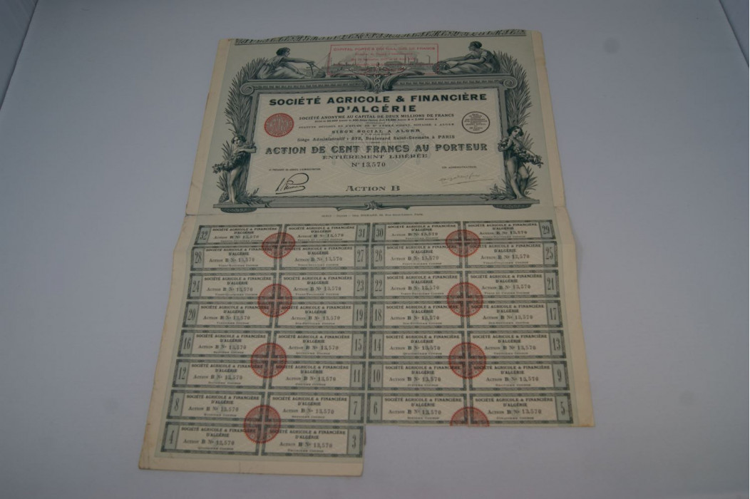 Société agricole et financière d'Algérie