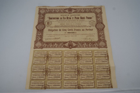 Société anonyme de Contructions en Fer-Béton et Pierre Armée Pauchot