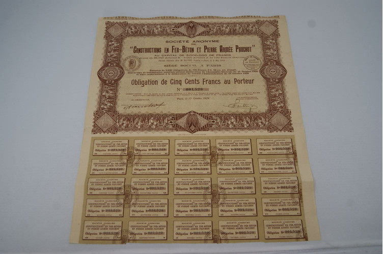 Société anonyme de Contructions en Fer-Béton et Pierre Armée Pauchot