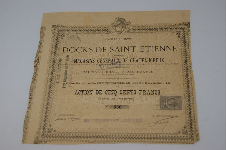Société anonyme des Docks de Saint Etienne