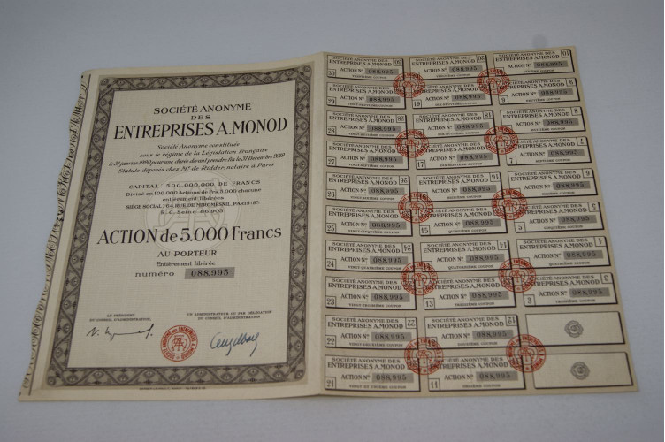 Société anonyme des entreprises A. Monod