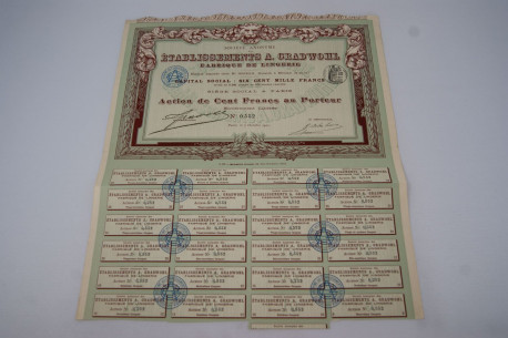 Société anonyme des établissements A. Gradwohl