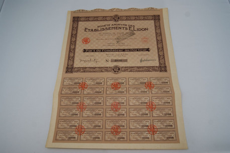 Société anonyme des Etablissements E. Lidon