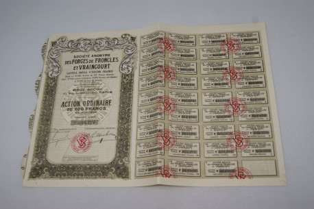 Société anonyme des forges de Froncles et Vraincourt