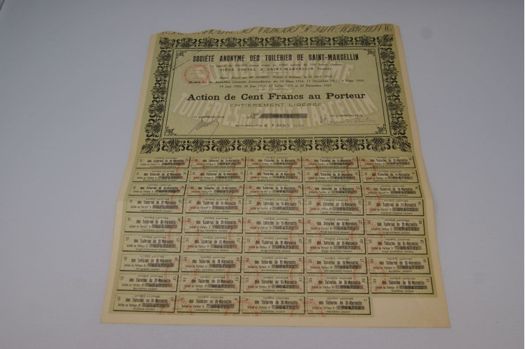 Société anonyme des tuileries de Saint Marcelin