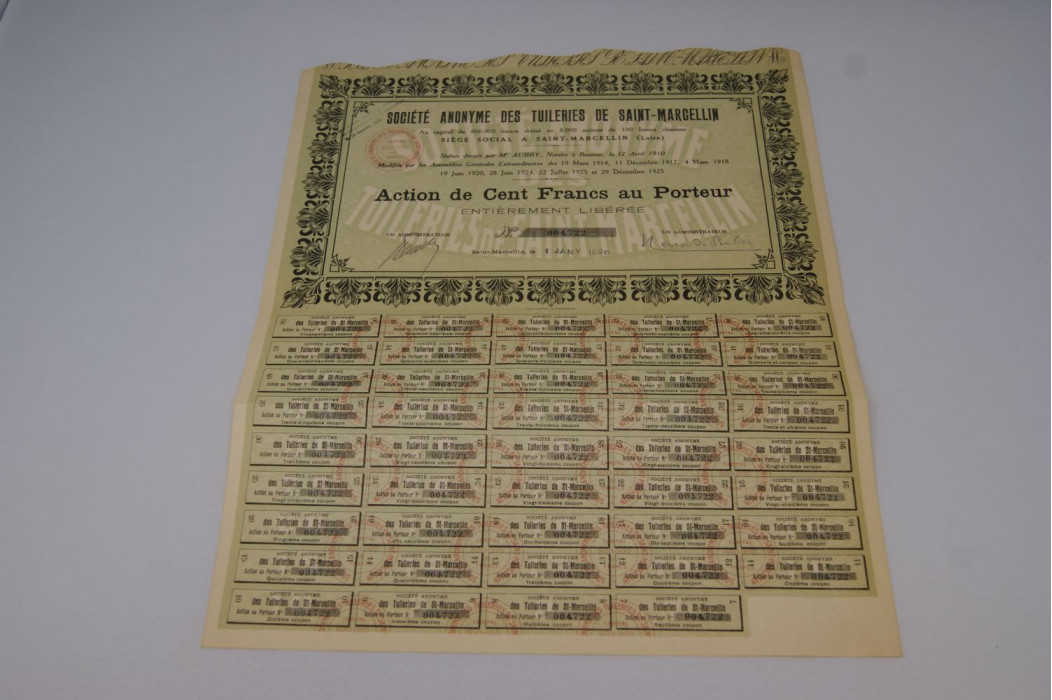 Société anonyme des tuileries de Saint Marcelin